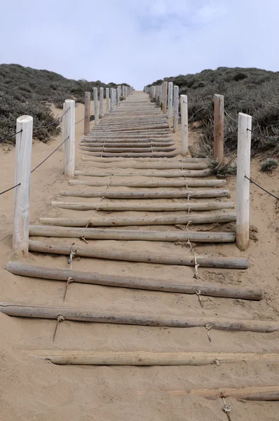 Escadaria de praia — Fotografia de Stock