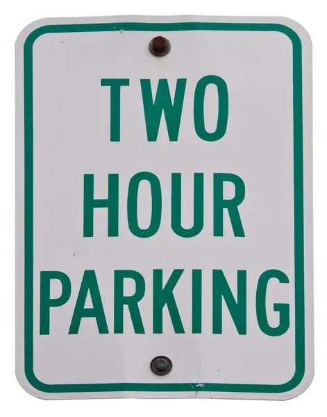 Two Hour Parking — Stock Photo, Image