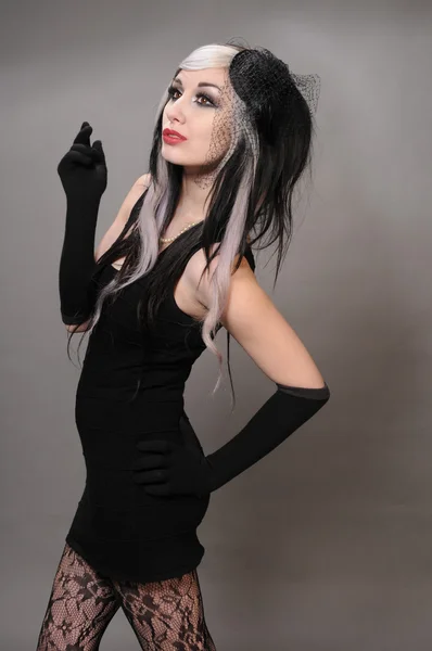 Goth lány — Stock Fotó
