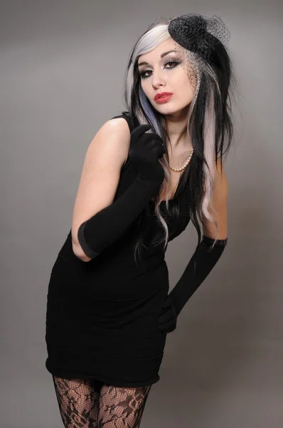 Goth girl — Stock Photo, Image