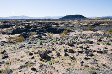 Amboy krater, bir yanardağ amboy, yakın: Kaliforniya