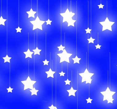 Sky of stars clipart