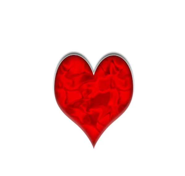 Μετάξι καρδιά — Φωτογραφία Αρχείου