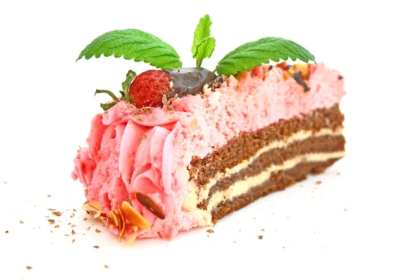 Gâteau aux fraises — Photo