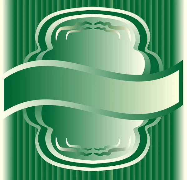 Зелена мітка — стоковий вектор