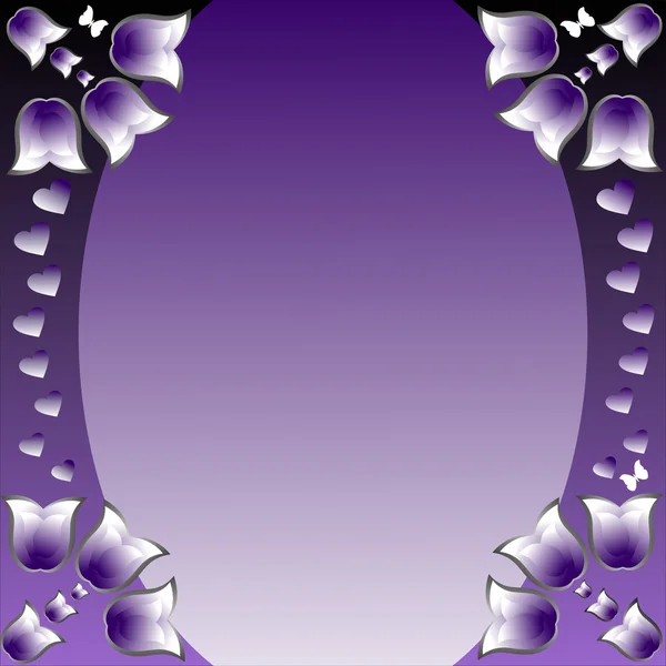 Векторний декоративний фіолетовий фон з — стоковий вектор