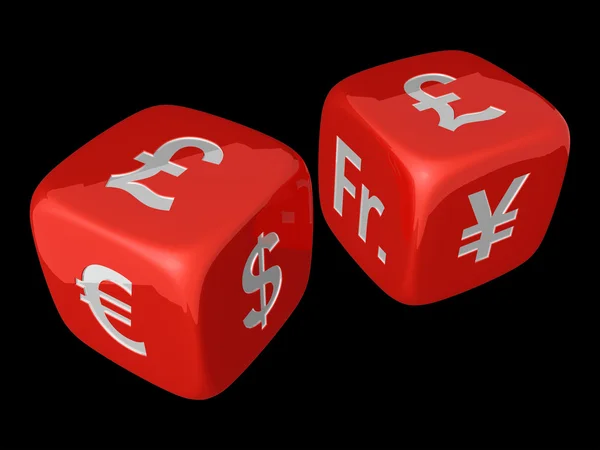 Pound dices — Stock Photo, Image