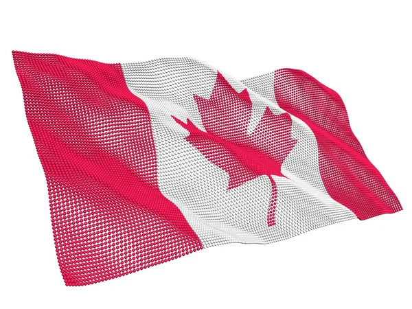 Bandeira nanotecnológica do Canadá — Fotografia de Stock