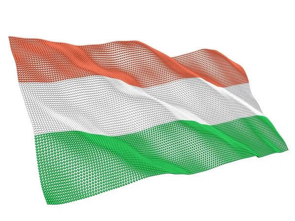 Hongarije nanotechnological vlag — Stockfoto