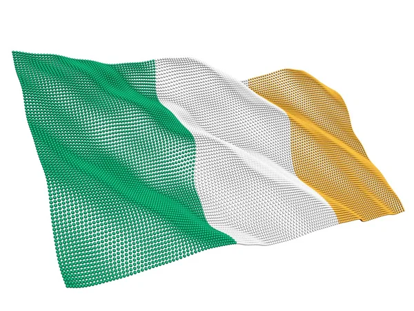 Ireland nanotechnological flag — Stock Photo, Image