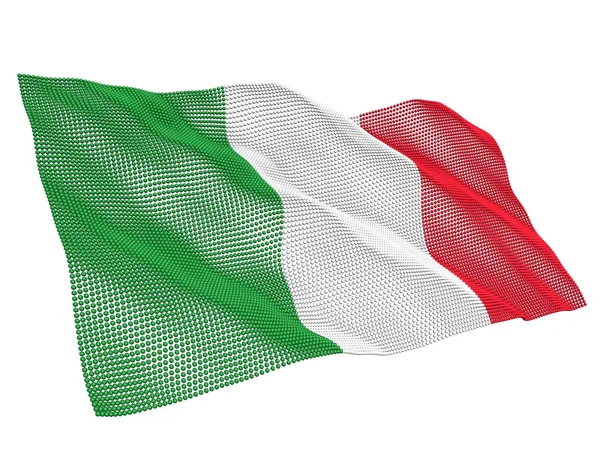 Italy nanotechnological flag — Stock Photo, Image