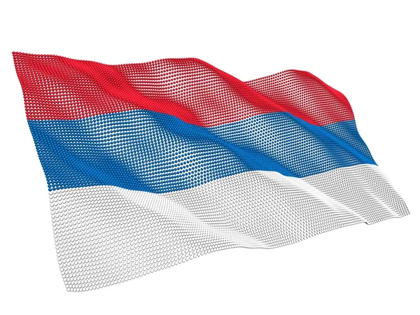 Montenegro nanotechnological flag — Stock Photo, Image