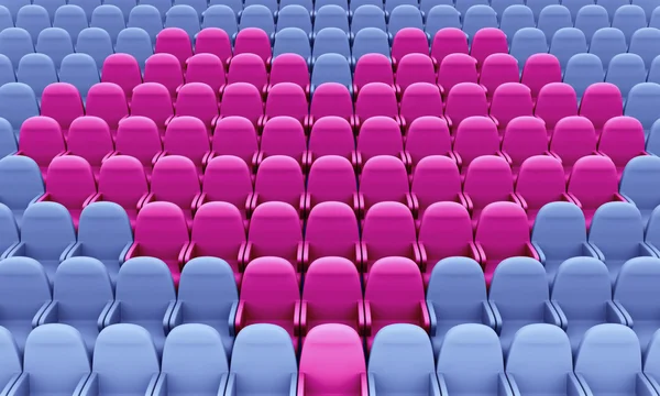 Любите розовые кресла — стоковое фото