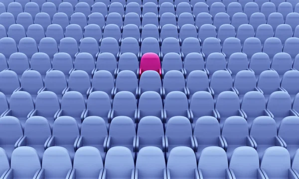 Stock image Single pink armchair