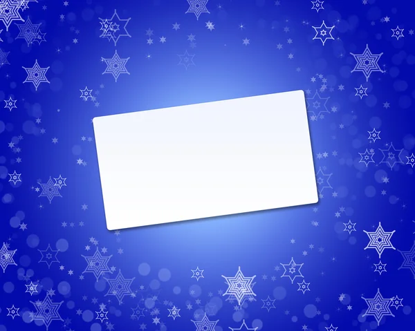 Christmas background with invitation car — Stock Photo, Image