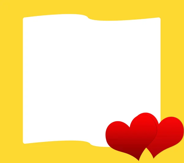 Love frame with empty place for your text — Stock Photo, Image