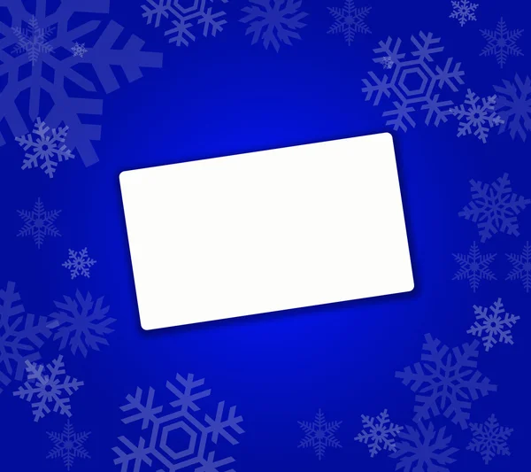 Jul bakgrund med inbjudningskort och tomt utrymme för din text — Stockfoto