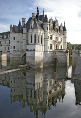 Chenonceaux castle in france clipart