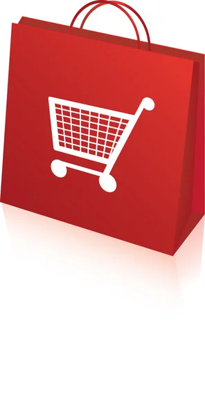 Einkaufstasche im Einzelhandel — Stockvektor