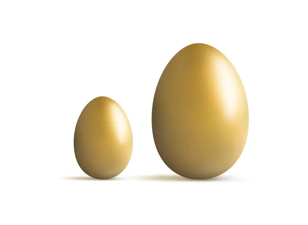 Huevo de nido dorado —  Fotos de Stock