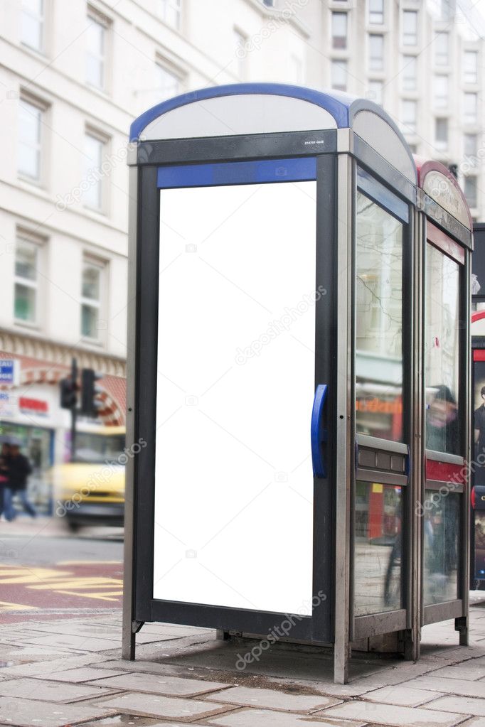 Phonebox advertising space