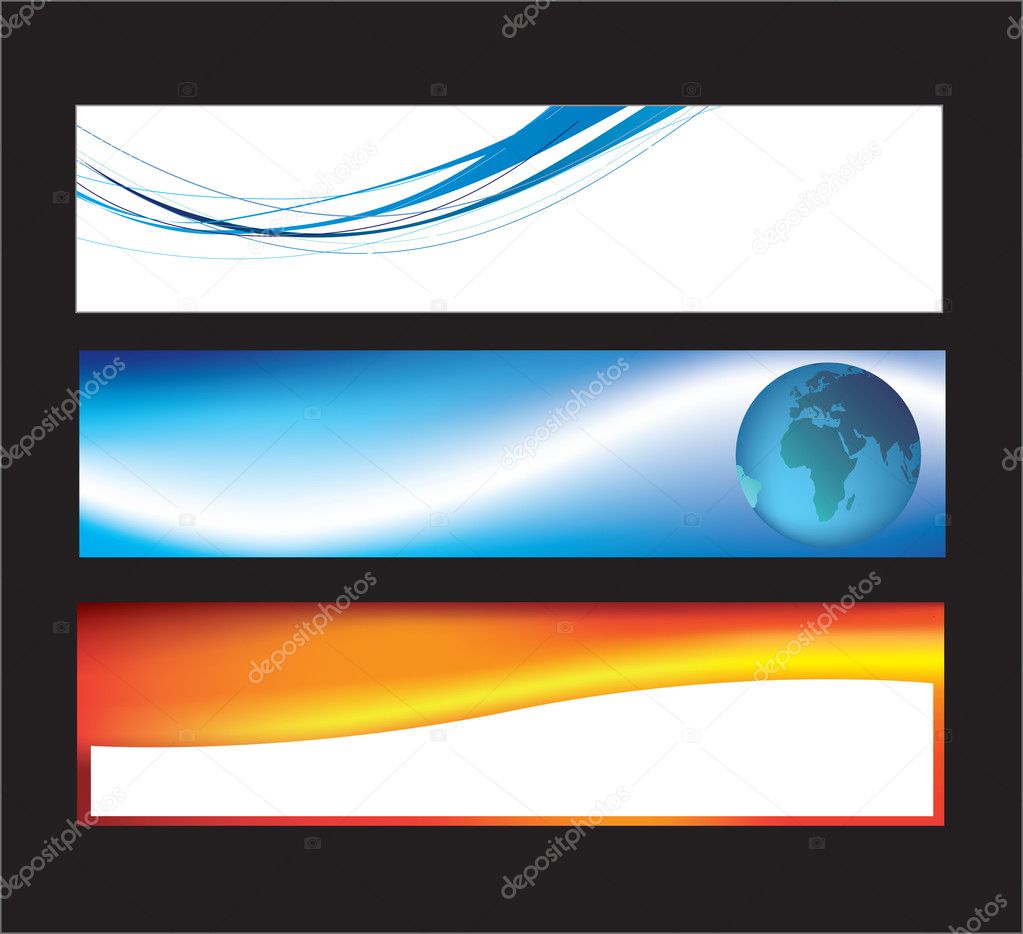 ABSTRACT BUSINESS BANNERS