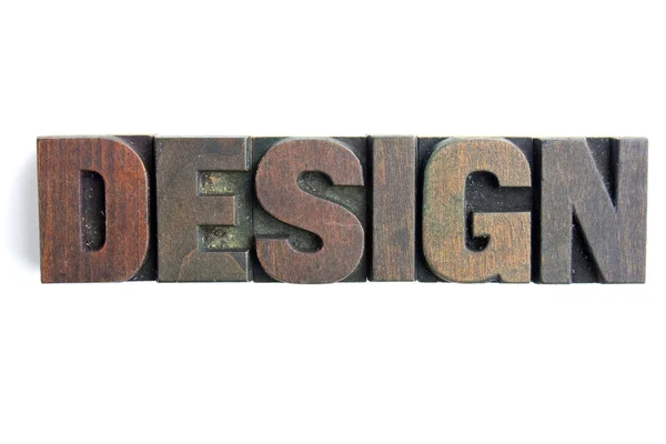 Blocs de typographie design — Photo