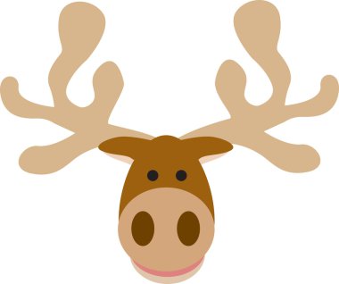 Moose head clipart