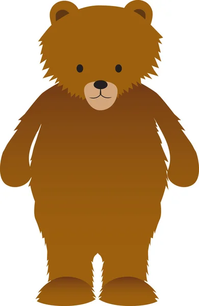 Medvěd hnědý — Stockový vektor