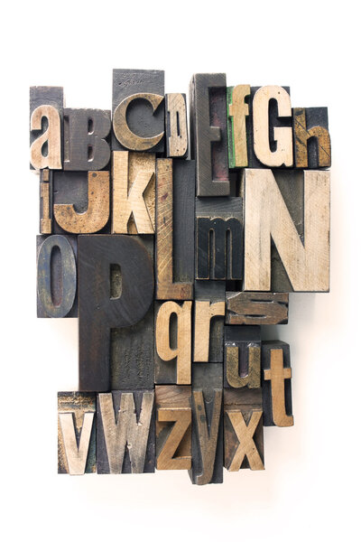 Letterpress alphabet