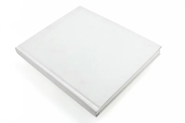 Білий casebound книга — стокове фото