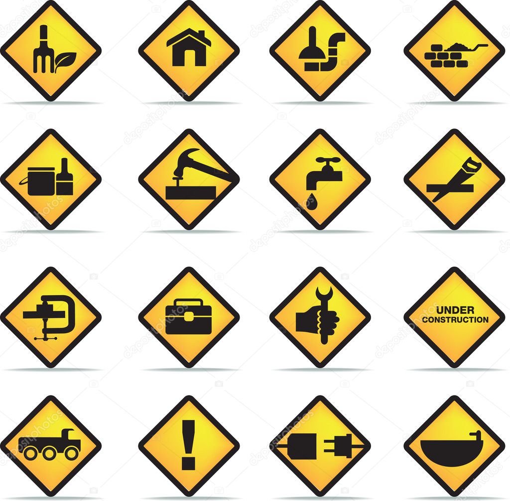 Construction and diy icon set