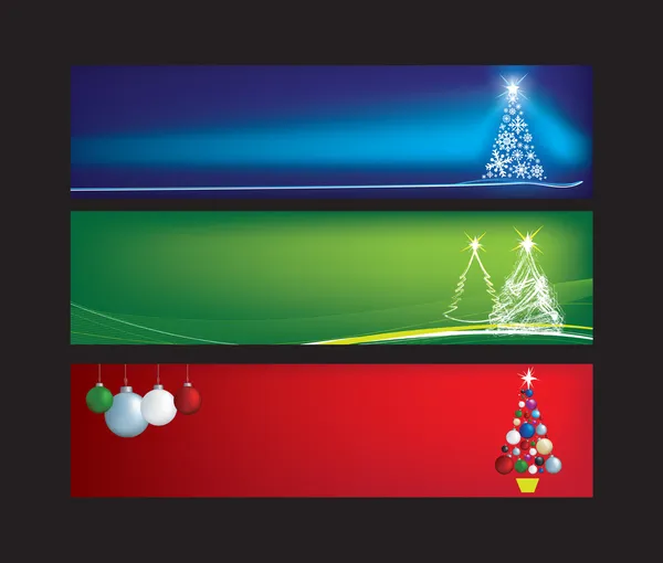 Christmas web banners — Stock Vector