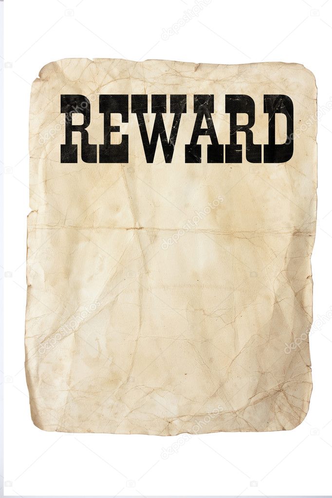 Reward poster