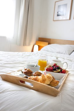 Breakfast in bed clipart