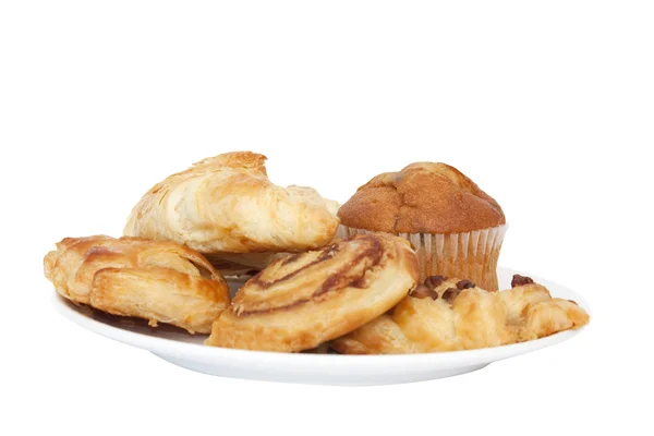 Kahvaltı croissants — Stok fotoğraf