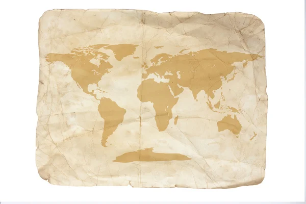 Mapa do Velho Mundo — Fotografia de Stock