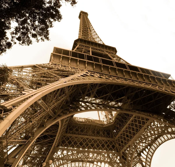 Imagem vintage da Torre Eiffel — Fotografia de Stock