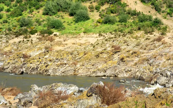 Salto del Lupo, il fiume Guadiana — Foto Stock