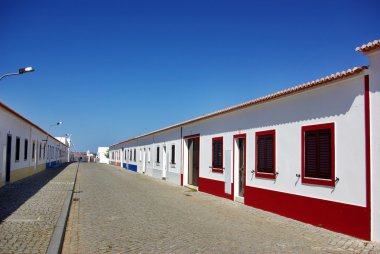 alentejo geleneksel sokak.