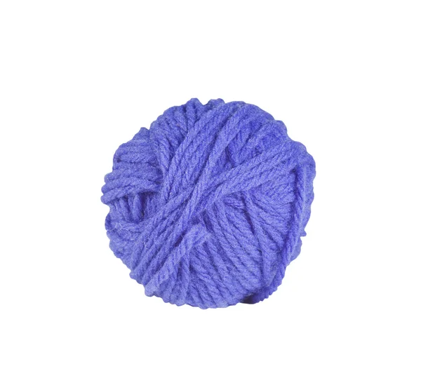 Yarn ball isolated with path — Stock Photo, Image