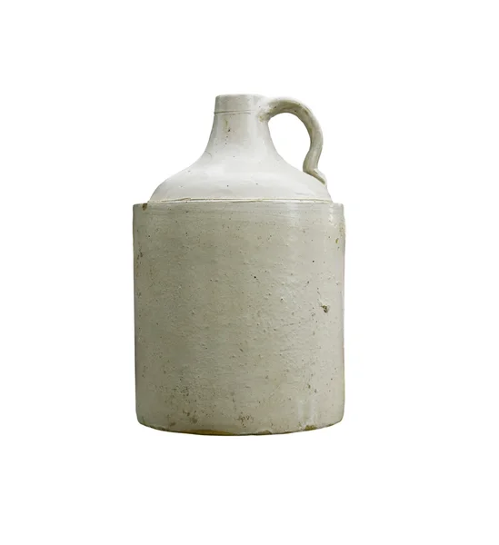 Whiskey crock jug isolated — Stock Photo, Image