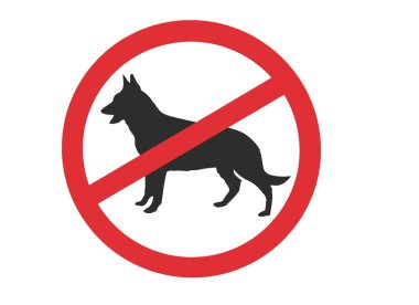 No dogs sign clipart