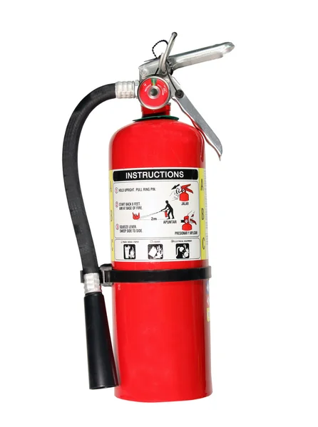 Fire extinguisher with path — Stock Photo, Image