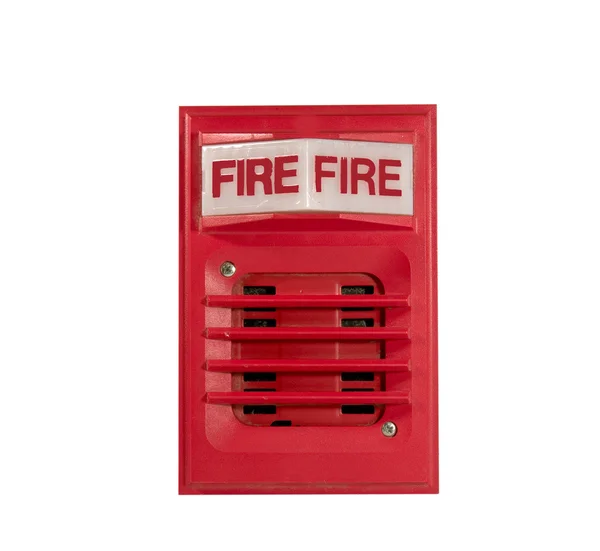 Chifre de alarme de incêndio e luz — Fotografia de Stock