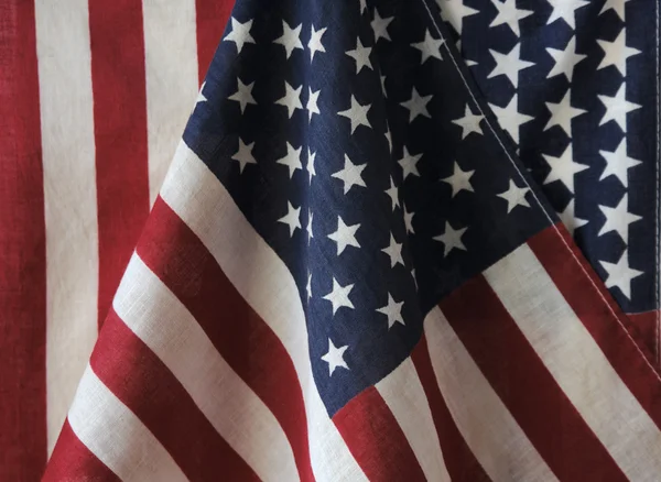 Δύο αμερικανικές σημαίες — Φωτογραφία Αρχείου