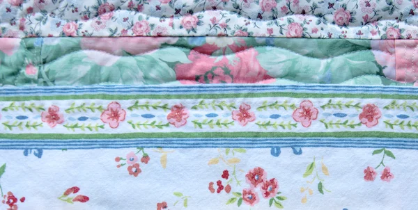 Floral fabric background — Stock Photo, Image