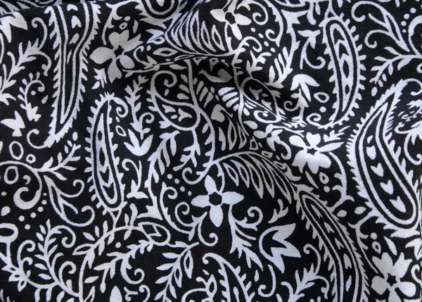 Černobílý šátek — Stock fotografie