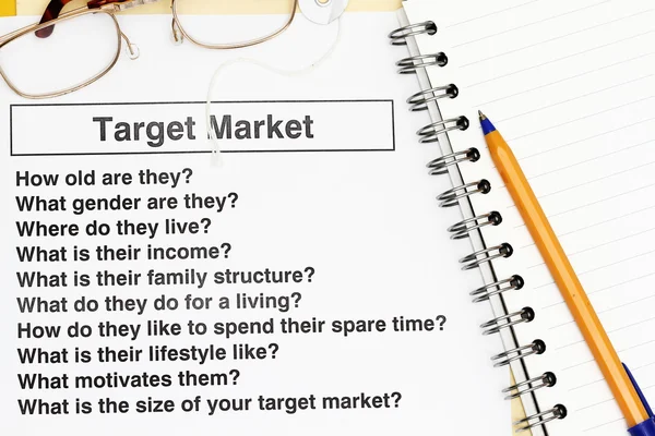 Target Market — Stock Photo, Image