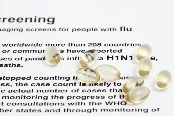 Wirus H1N1 — Zdjęcie stockowe